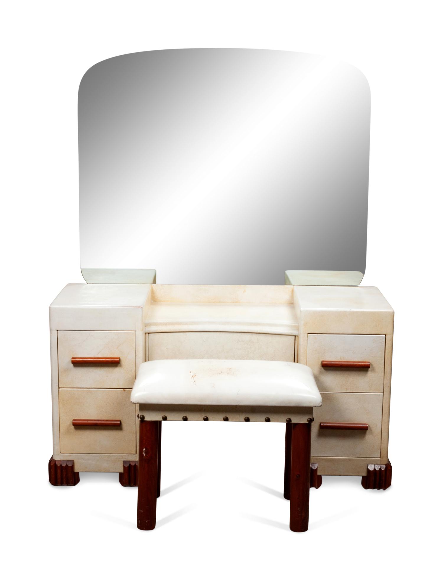 Dressing Table and Mirror