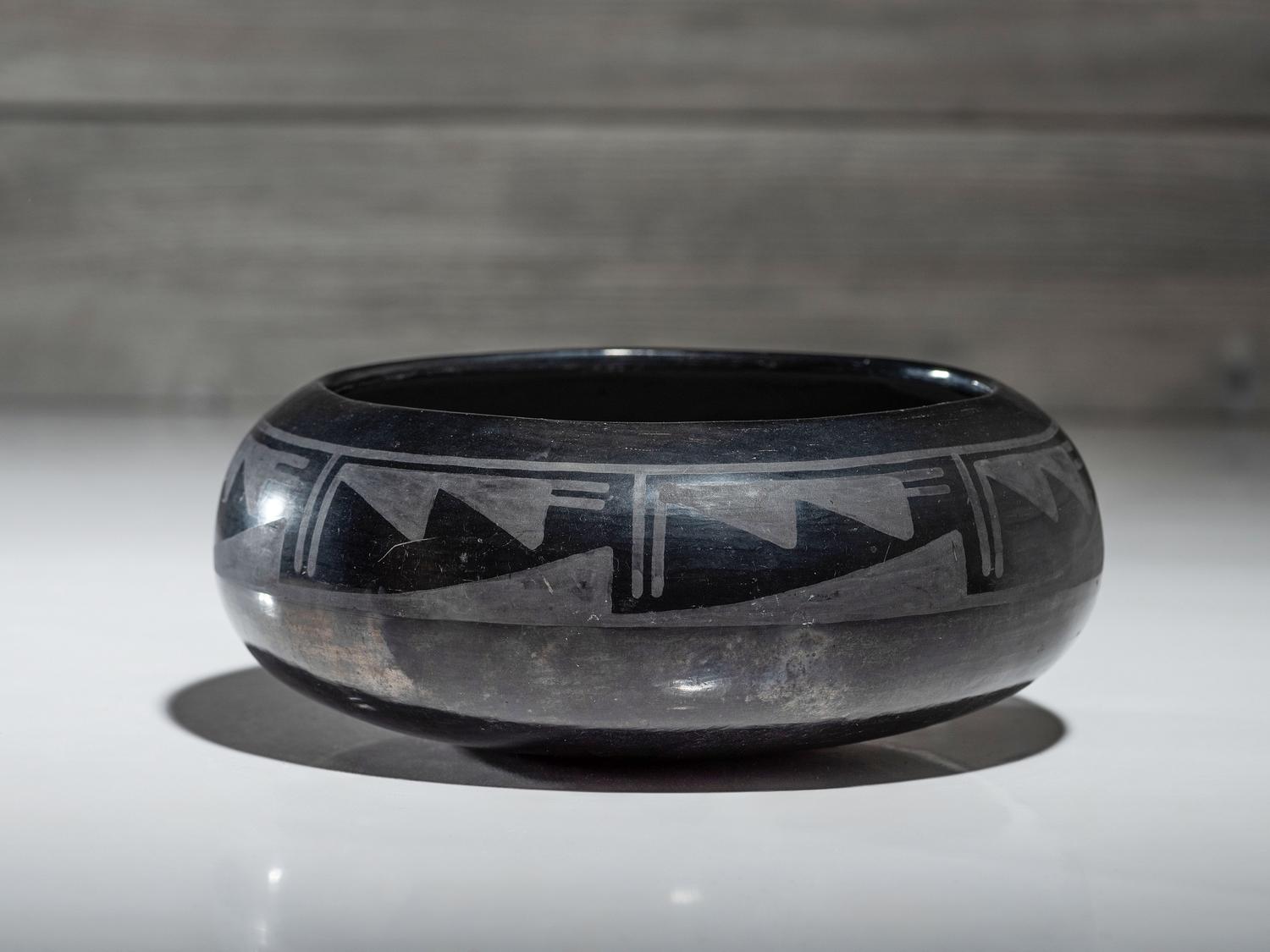 Blackware Pottery Bowl 1923-1925