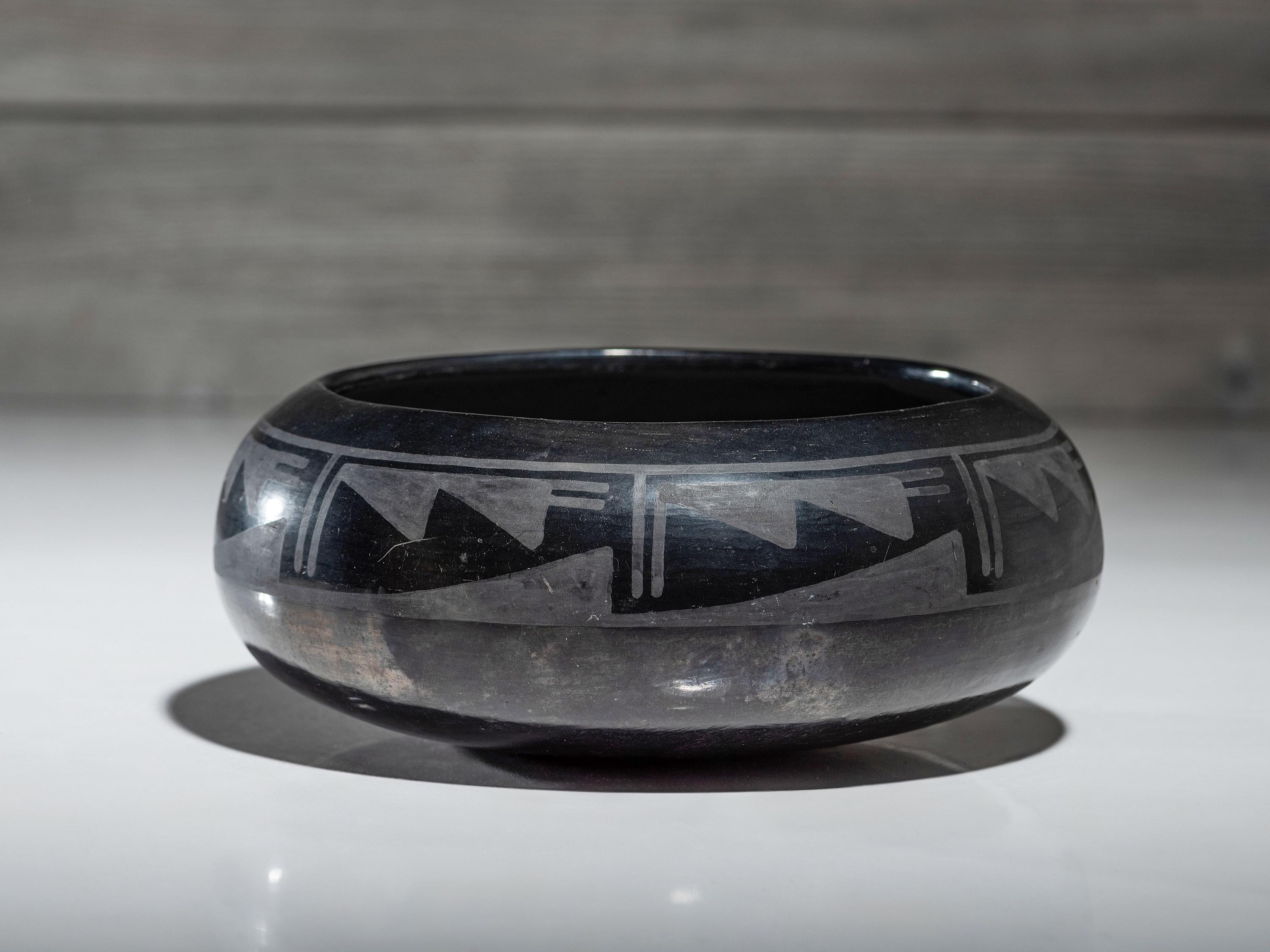 Blackware Pottery Bowl 1923-1925