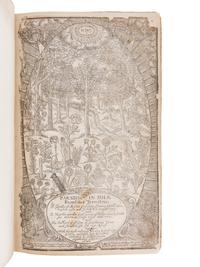 PARKINSON, John (1567-1650). Paradisi in sole Paradisus Terrestris. Or a Garden of all sorts of pleasant flowers . London: Humfrey Lownes and Robert Young, 1629.