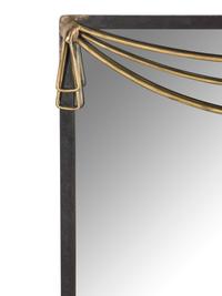 A Contemporary Patinated Metal Mirror
