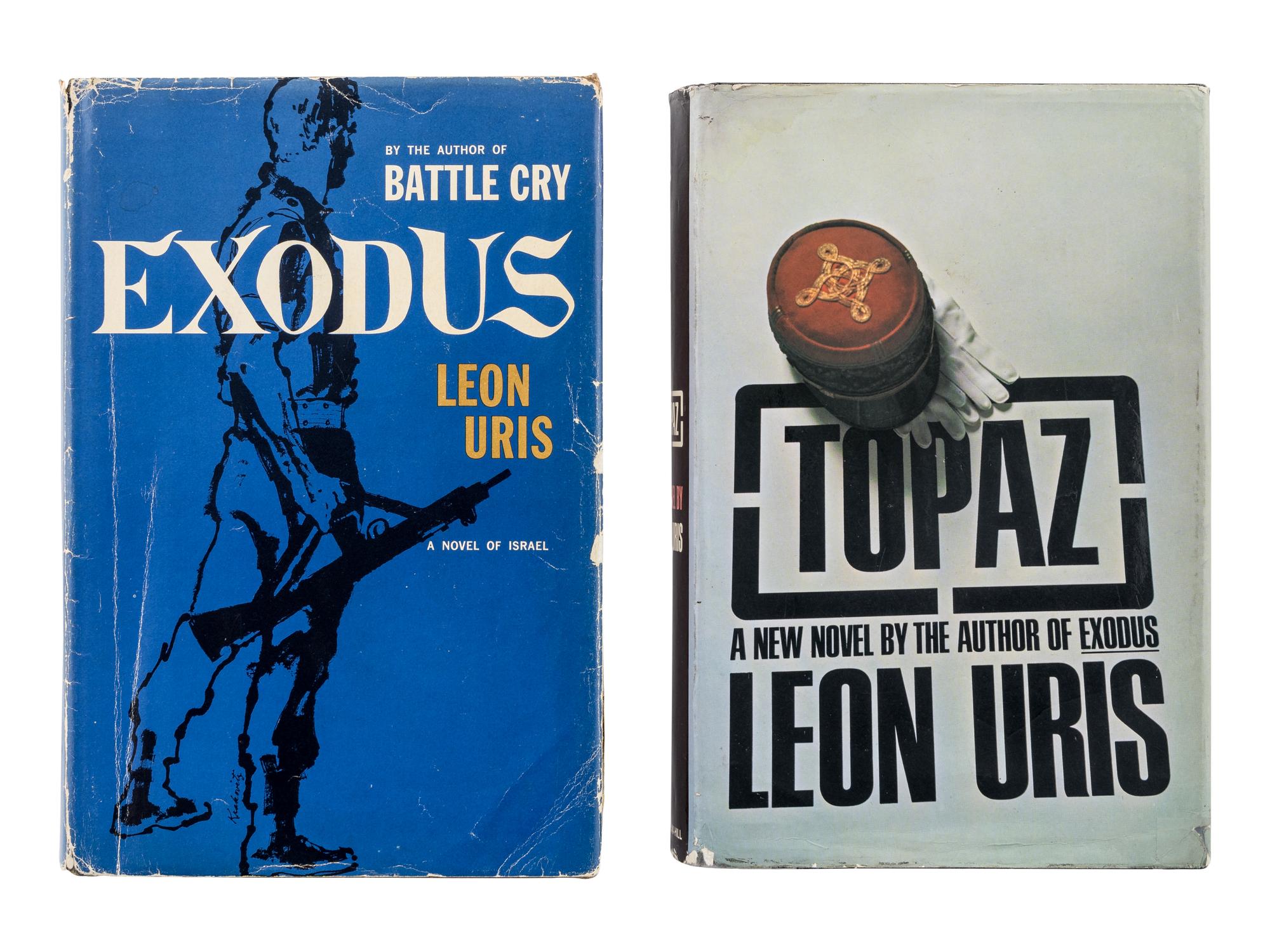 URIS, Leon (1924-2003). Exodus . Garden City, NY: Doubleday & Company, Inc., 1958.