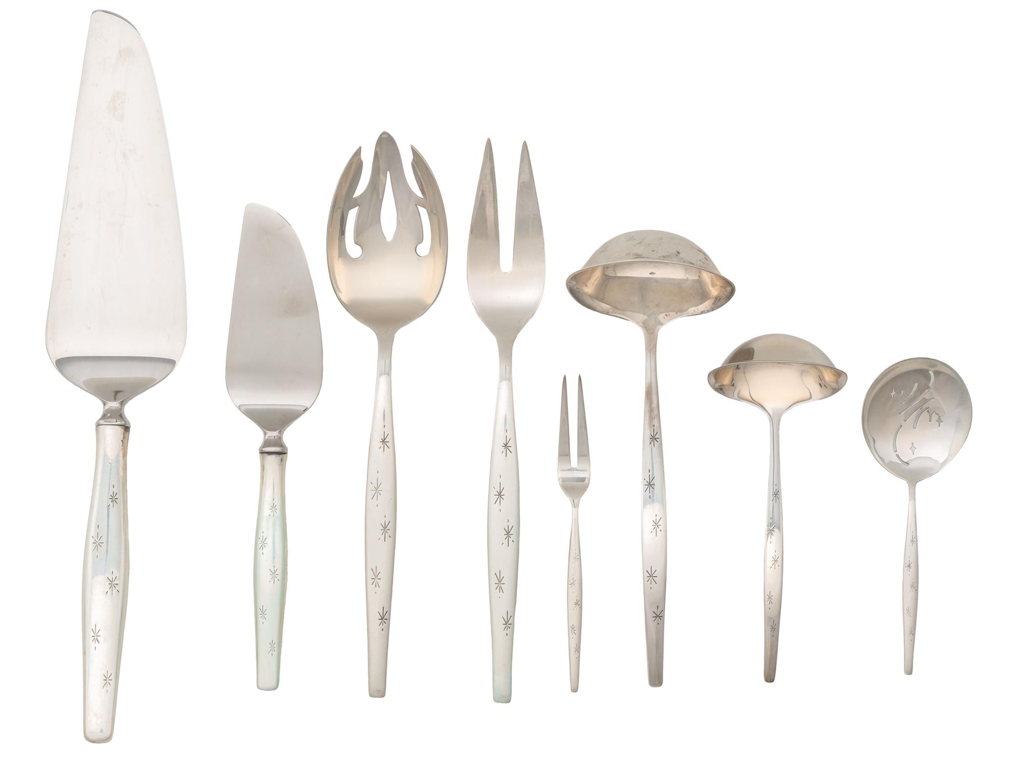 An American Silver Flatware Service