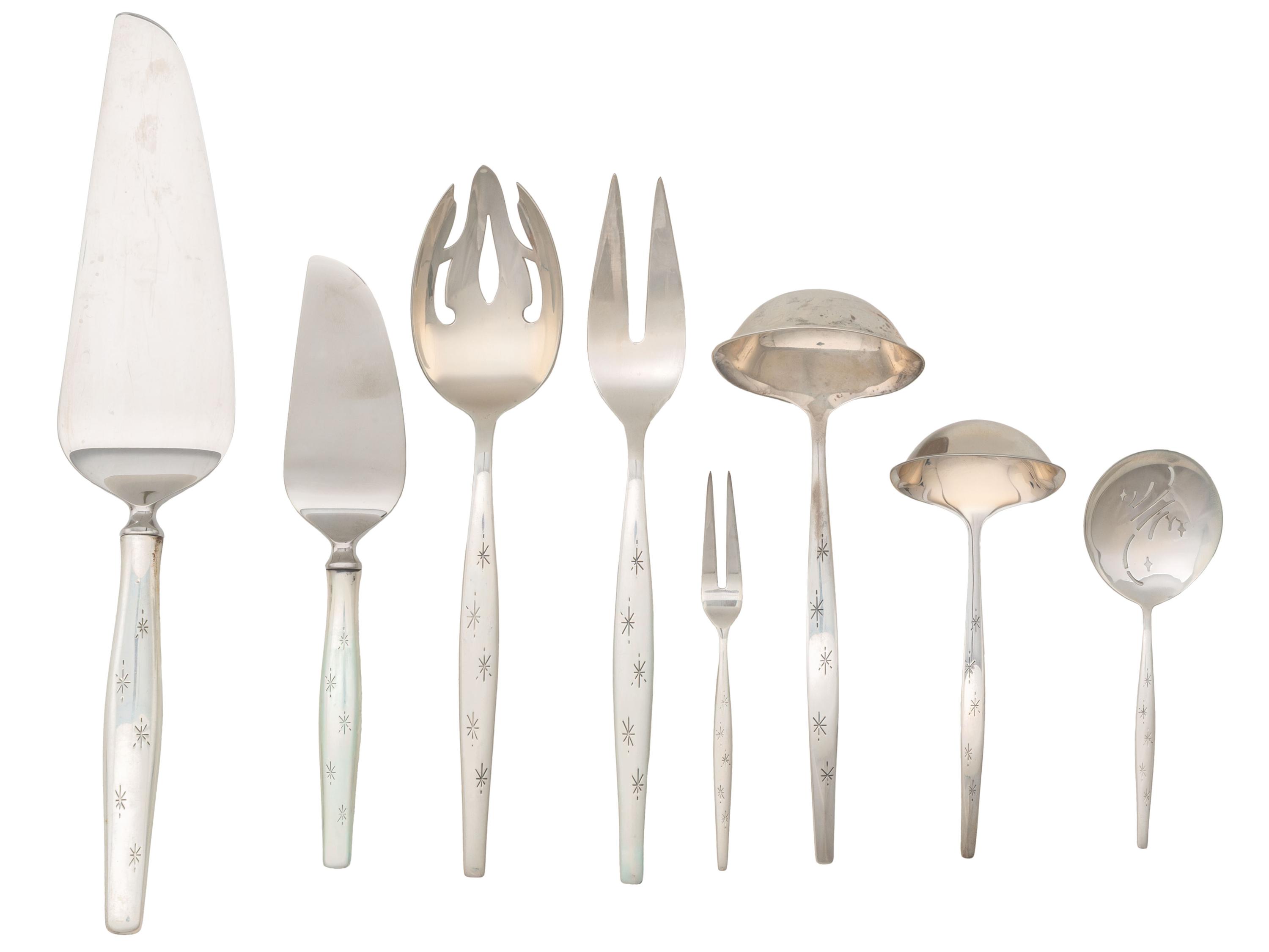 An American Silver Flatware Service