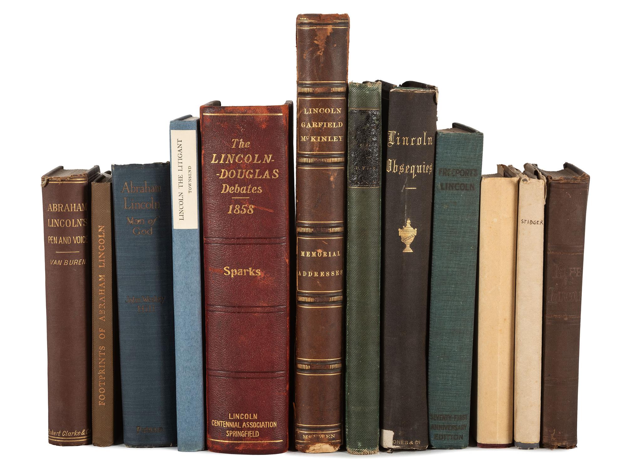 [LINCOLNIANA]. Archive of books, photographs, and ephemera collected by Herbert Wells Fay, custodian of the Lincoln Tomb in Springfield, IL.