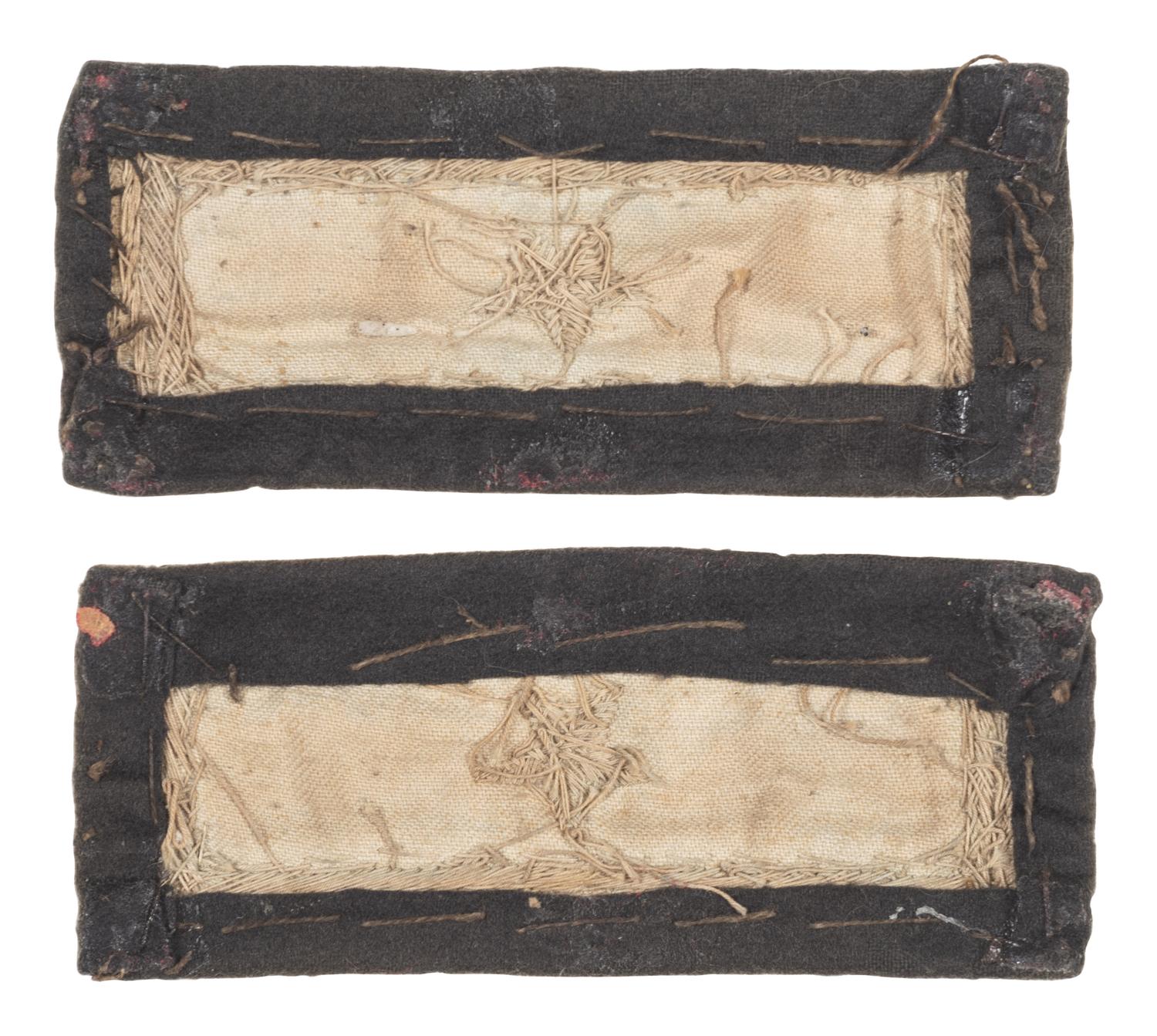 [CIVIL WAR]. High quality triple bordered brigadier general straps.