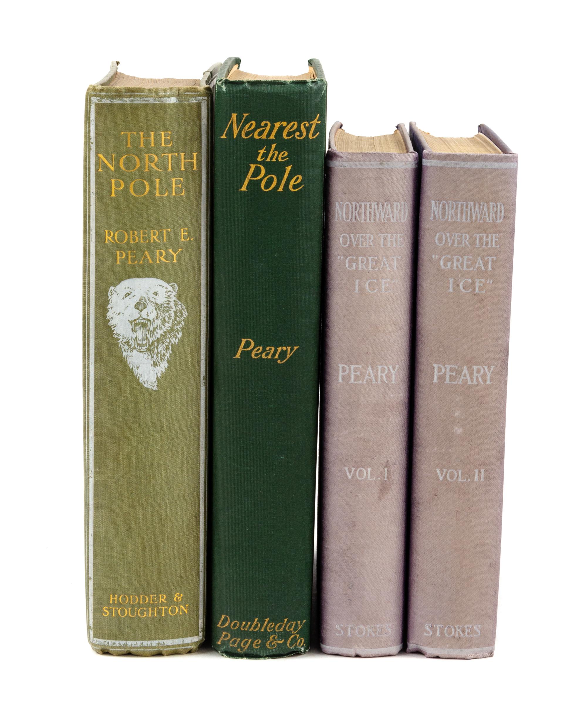 PEARY, Robert Edwin (1856-1920). 3 works, comprising: