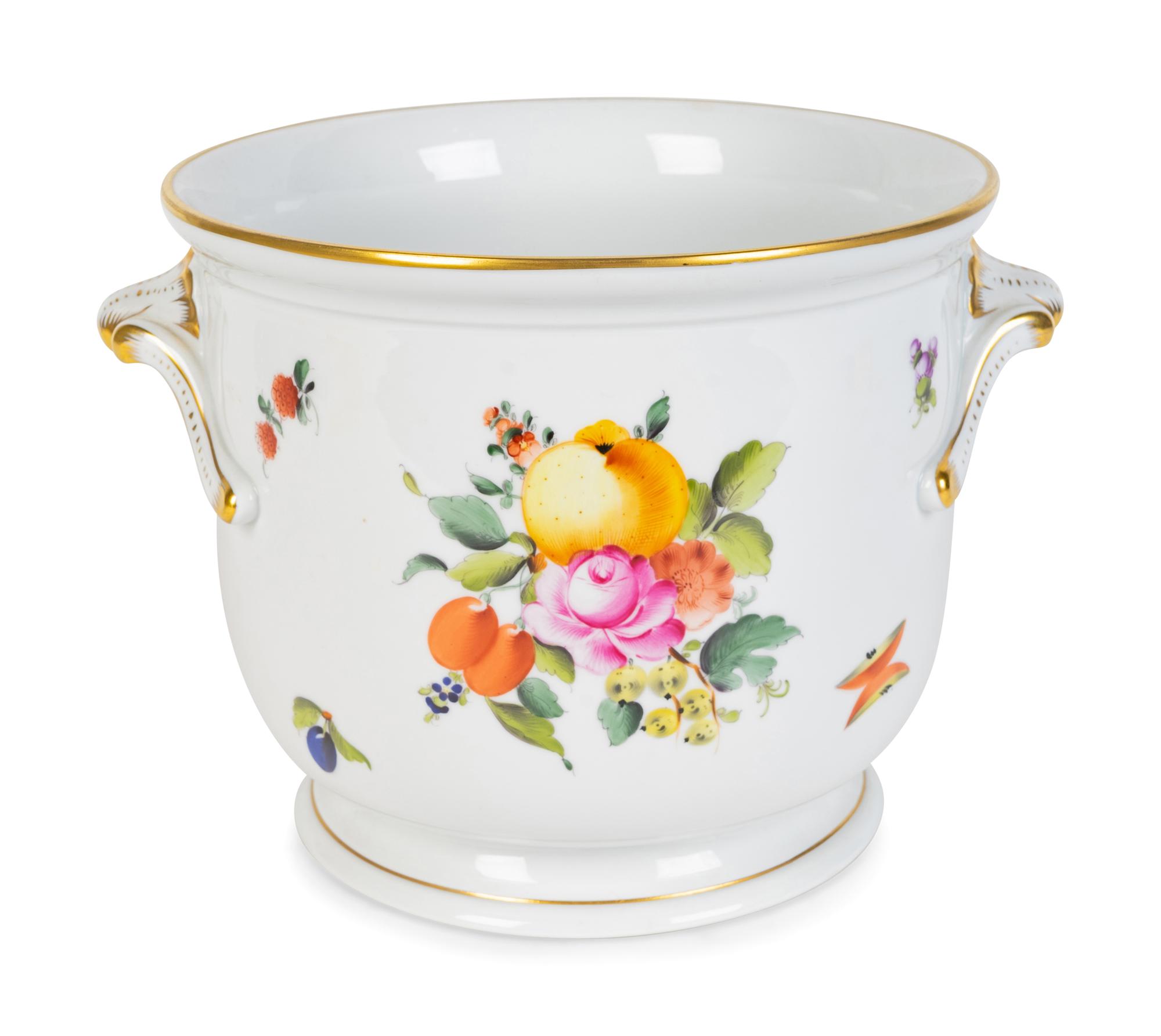A Herend Porcelain Cachepot — 20TH CENTURY