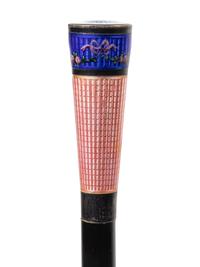 Two Continental Ebony-Shafted Lady's Walking Sticks