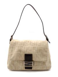 Two Fendi Textile Shoulder Bags,