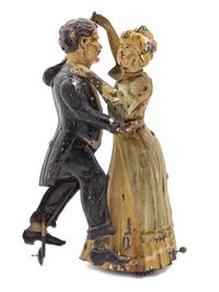 A Gunthermann Tin "Tango Dancers" Toy
