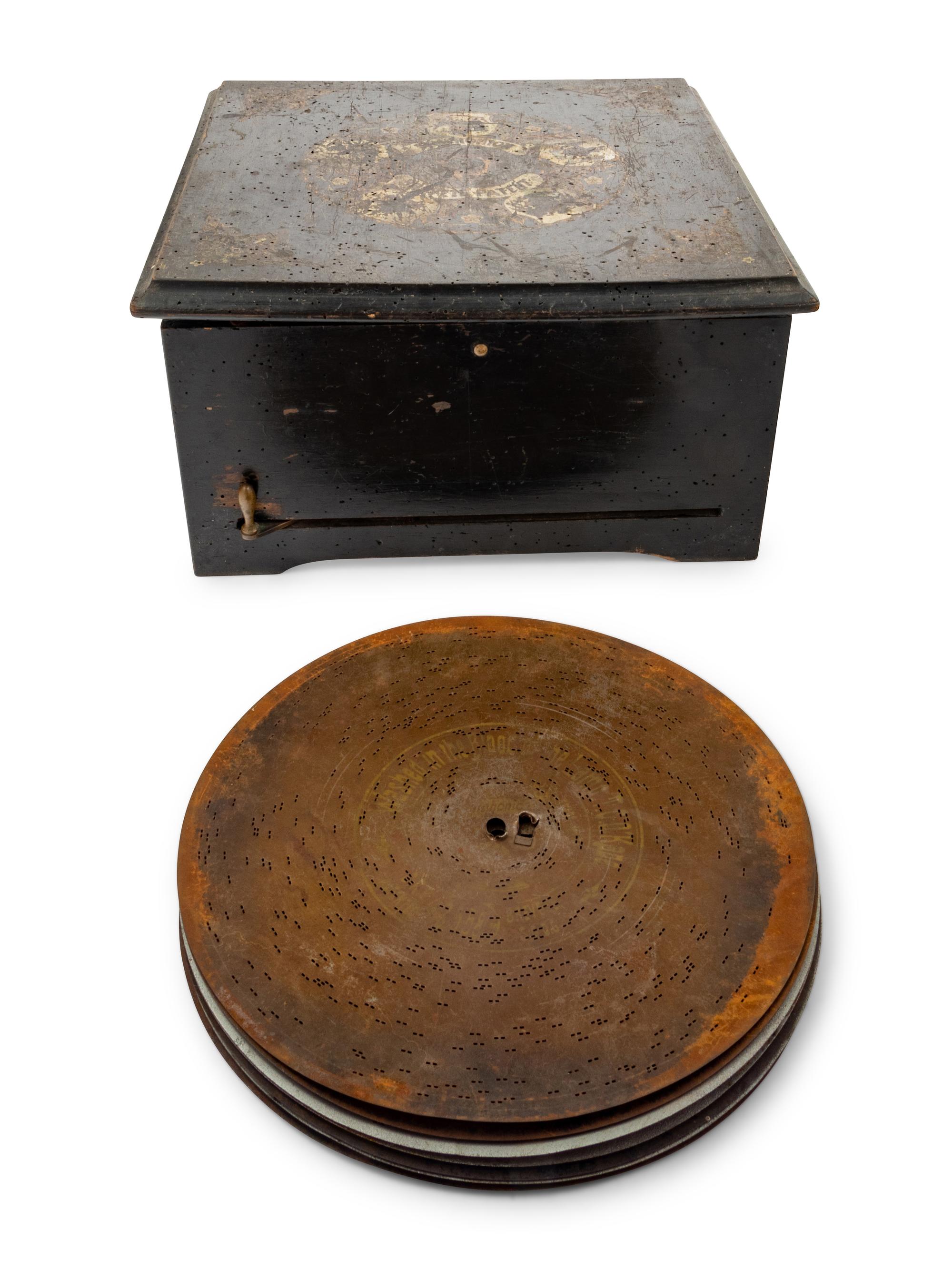 A Symphonion Disk Music Box