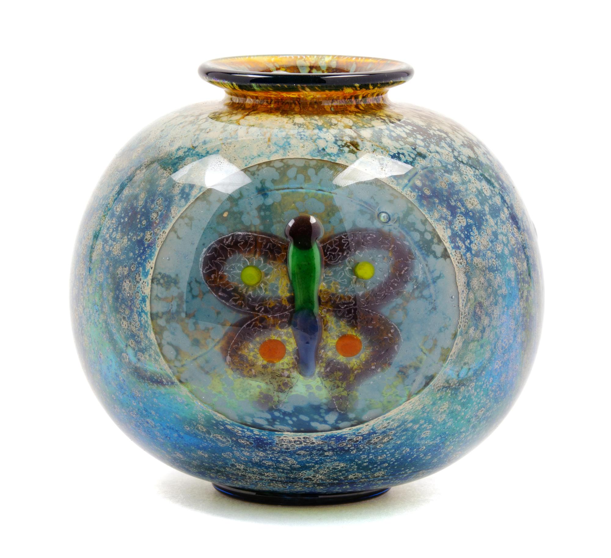 John Nygren, (American, b. 1940), Untitled Butterfly Vessel, 1975