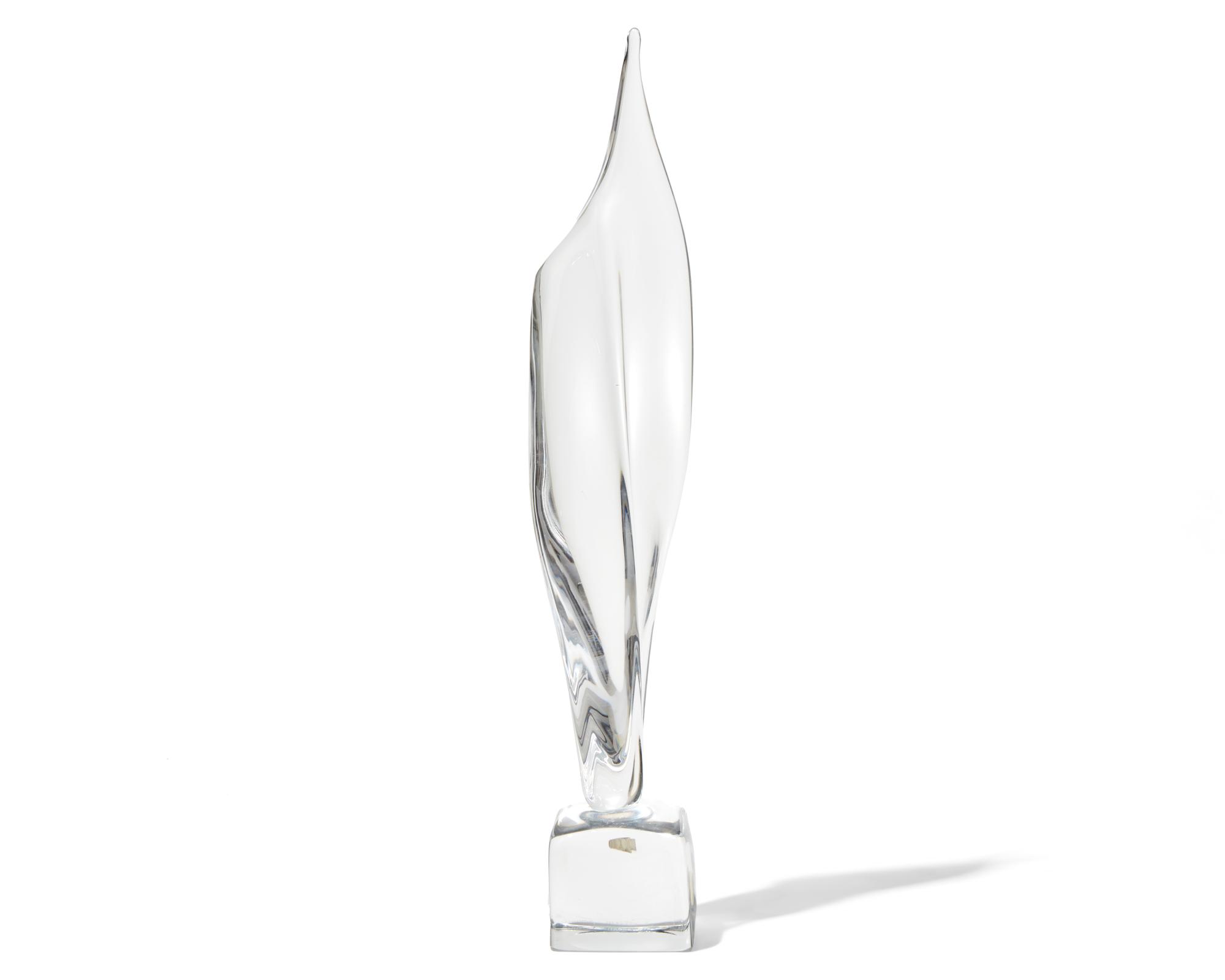 A Daum Crystal Glass Sculpture, 20th Century
