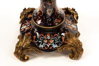 A Pair of Neoclassical Style Gilt Bronze Mounted Porcelain Tables