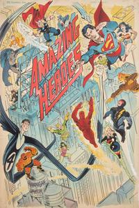 Hannigan, Ed, and Klaus Janson. Original Cover Illustration for "Amazing Heroes"