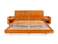 Parallele Bed with Side Tables