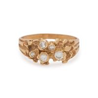 COLLECTION OF YELLOW GOLD AND DIAMOND RINGS