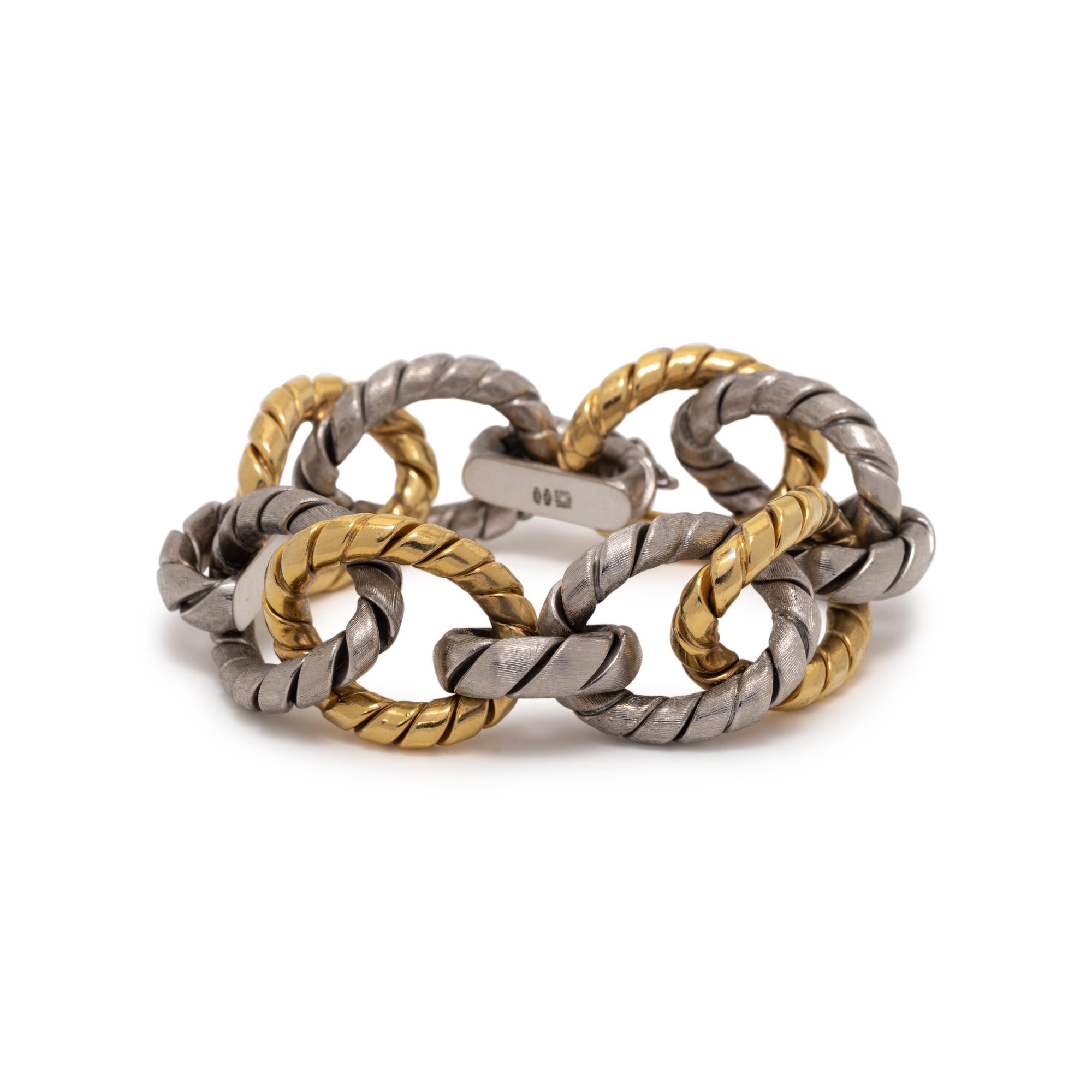 NICOLIS COLA, BICOLOR GOLD BRACELET