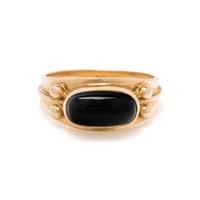 YELLOW GOLD AND TOURMALINE RING