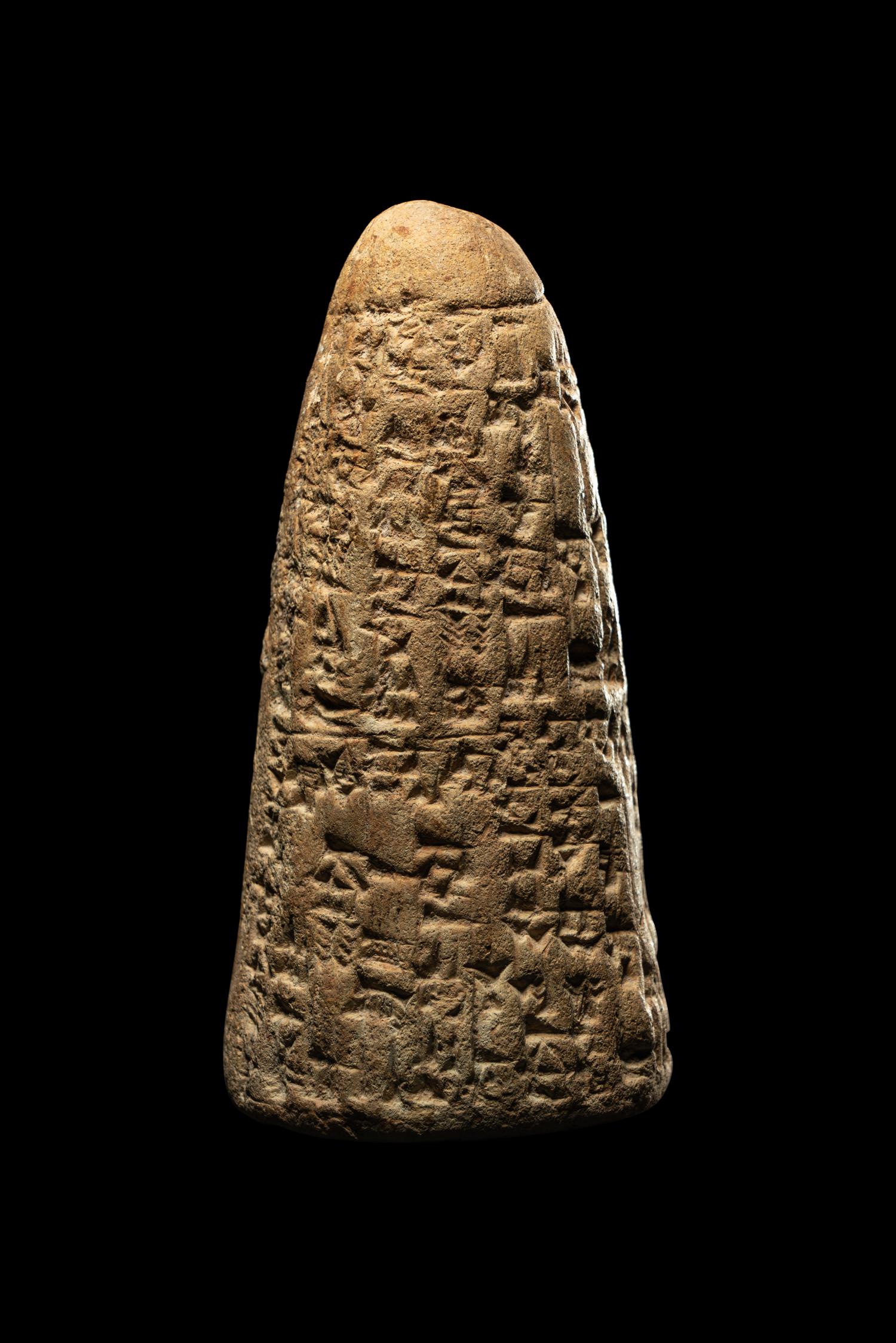 An Akkadian Cuneiform Foundation Cone