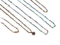 Five Egyptian Bead and Faience Necklaces