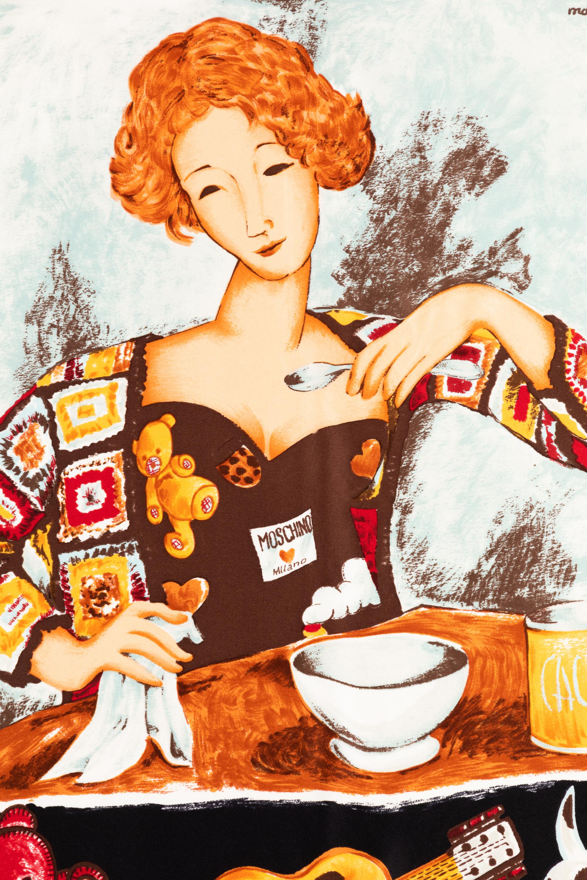 Moschino Scarf, 1980-90s