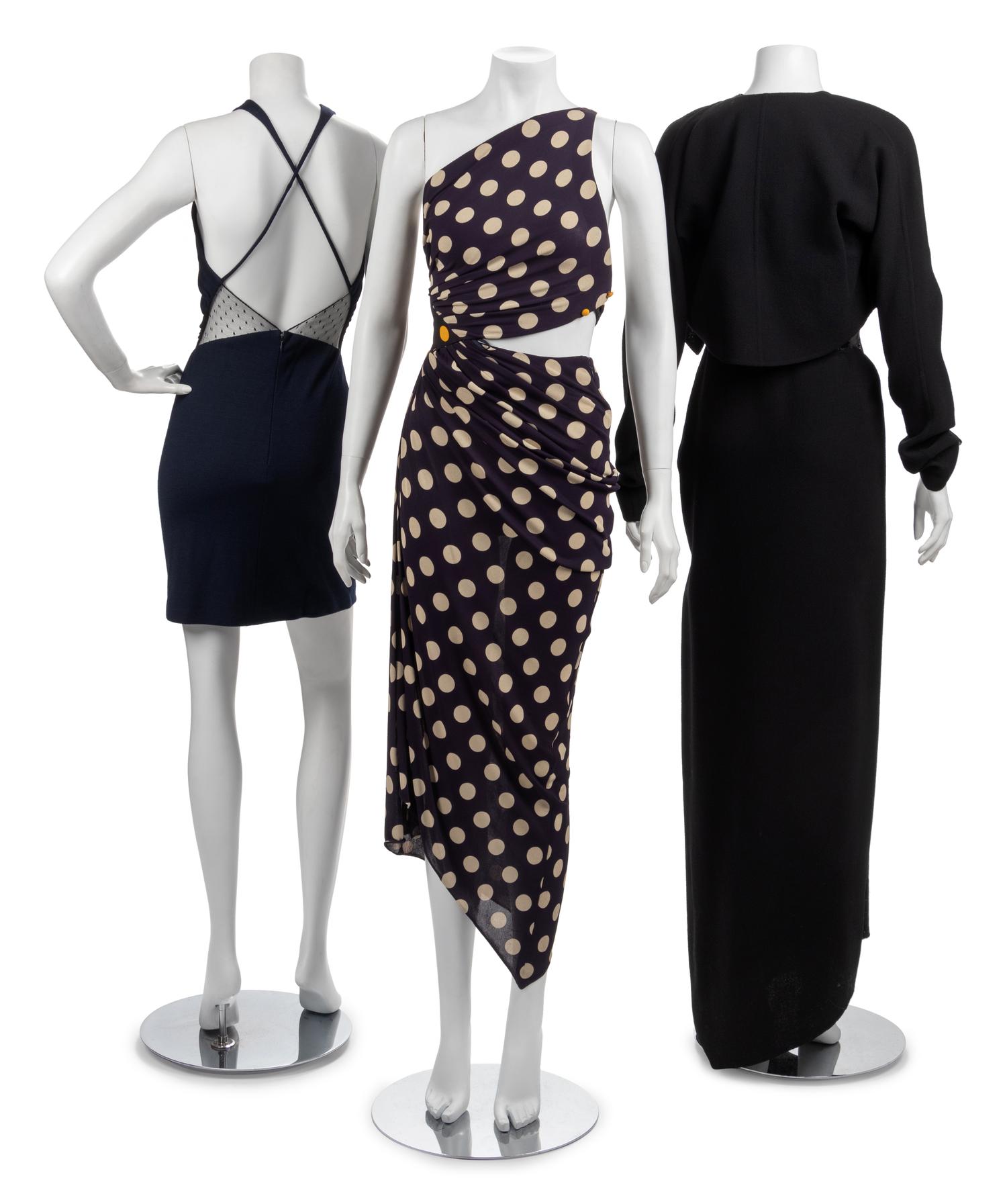 Three Geoffrey Beene Evening Ensembles, 1980s
