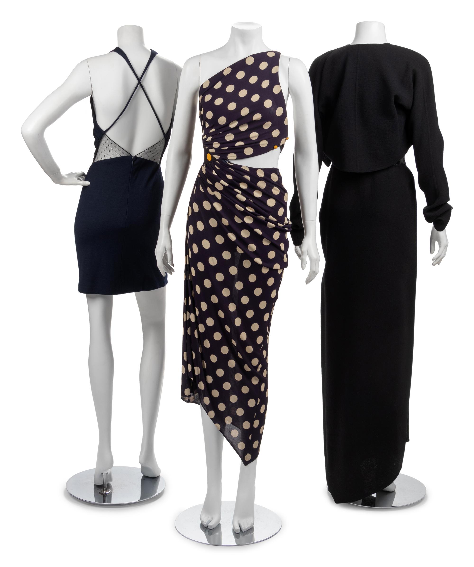Three Geoffrey Beene Evening Ensembles, 1980s