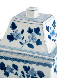 Three Pairs of Chinese Blue and White Porcelain Vases