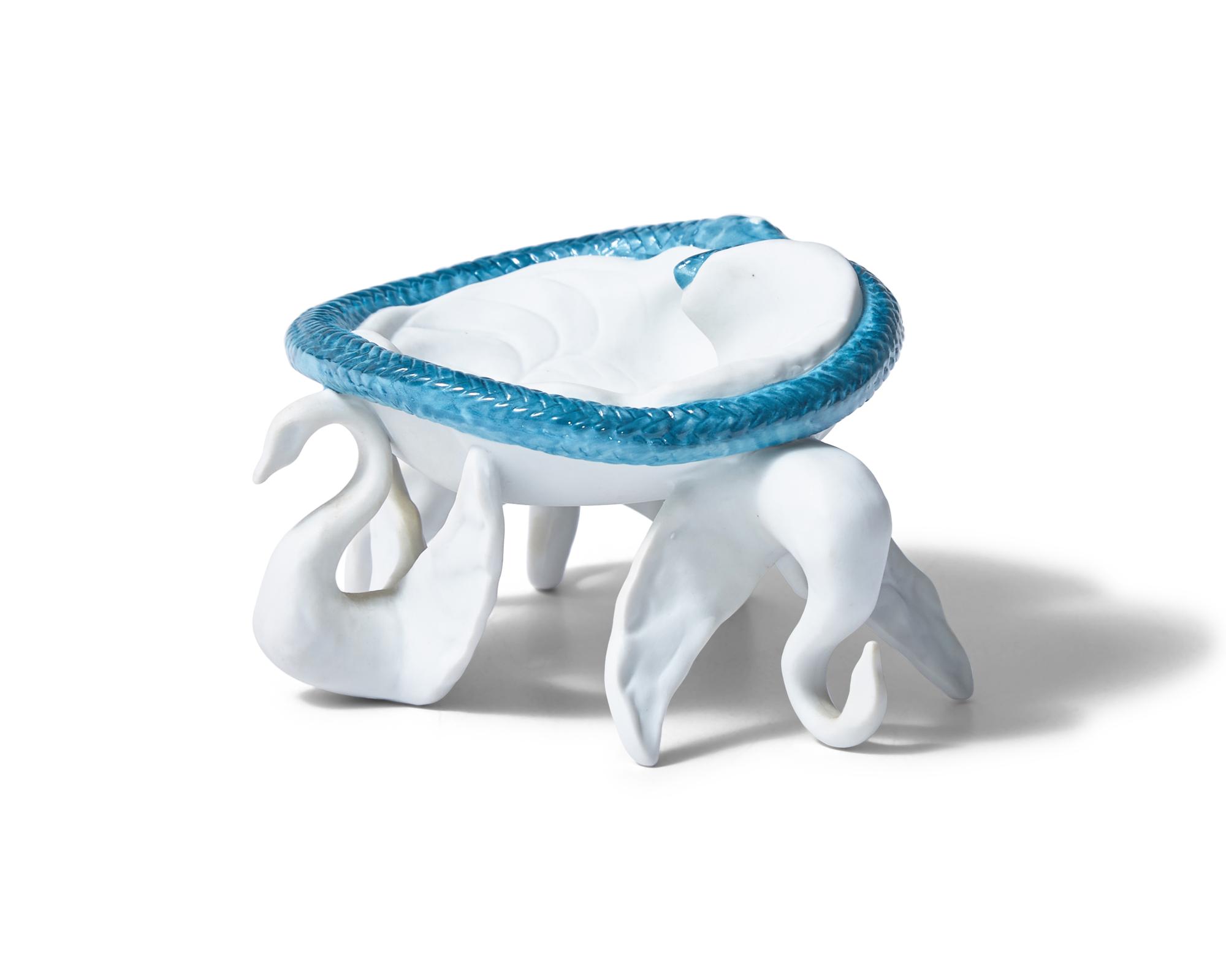 Ashtray Designed for Air-India, Teissonniere Limoges, France