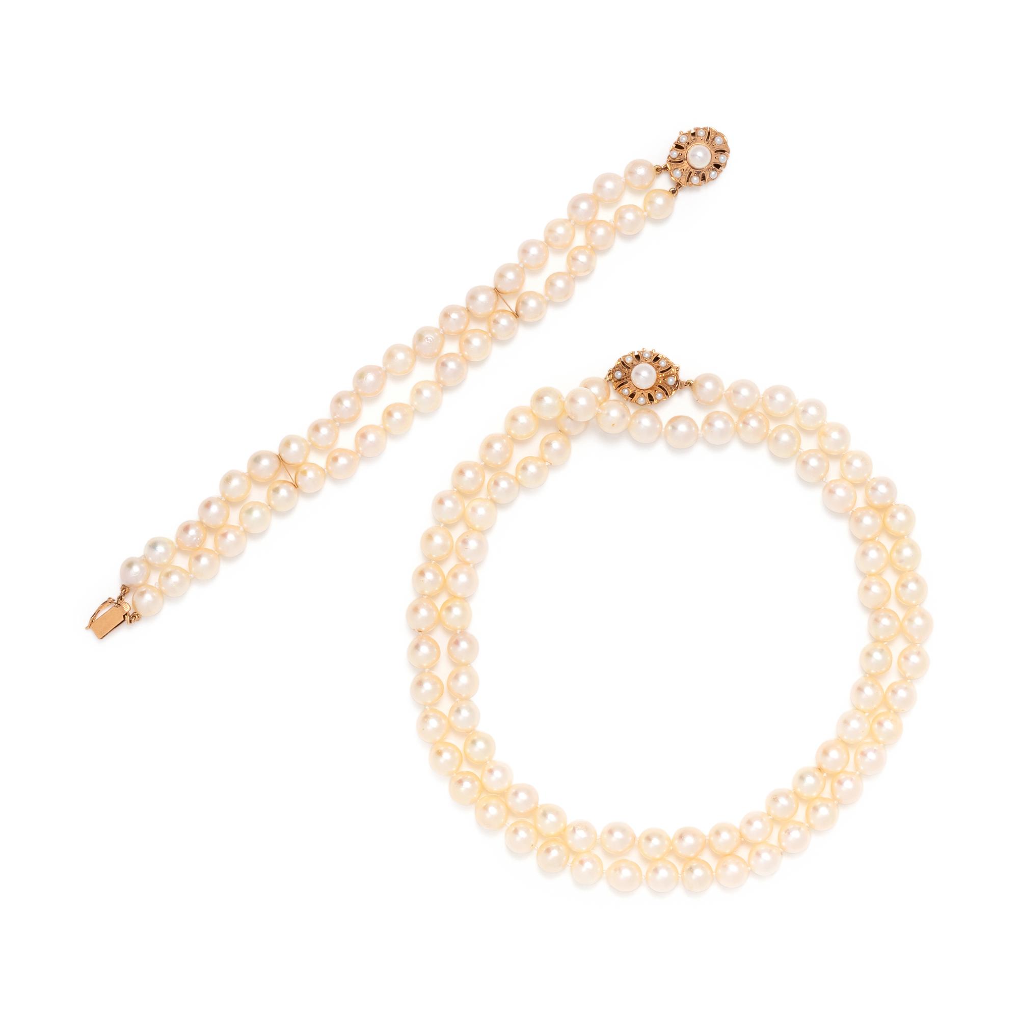 CULTURED PEARL SET