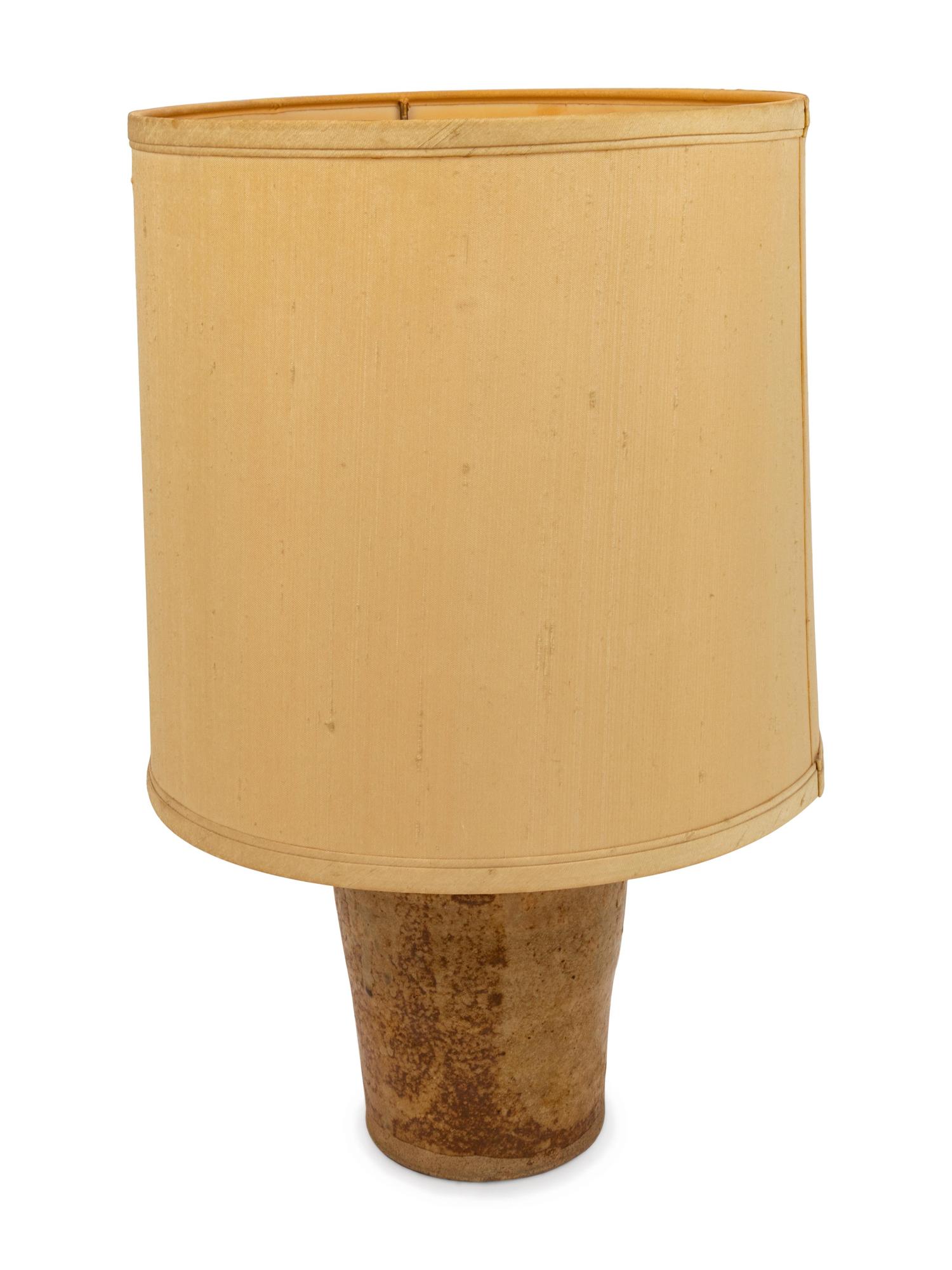 An American Studio Pottery Table Lamp
