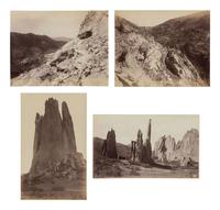 JACKSON, William Henry (1843-1942). Suite of 38 albumen photographs: Rocky Mountain Railroad Album, Steam and Steel Across the Great Divide, Silverton Colorado, Silverton Sultan, 1883.