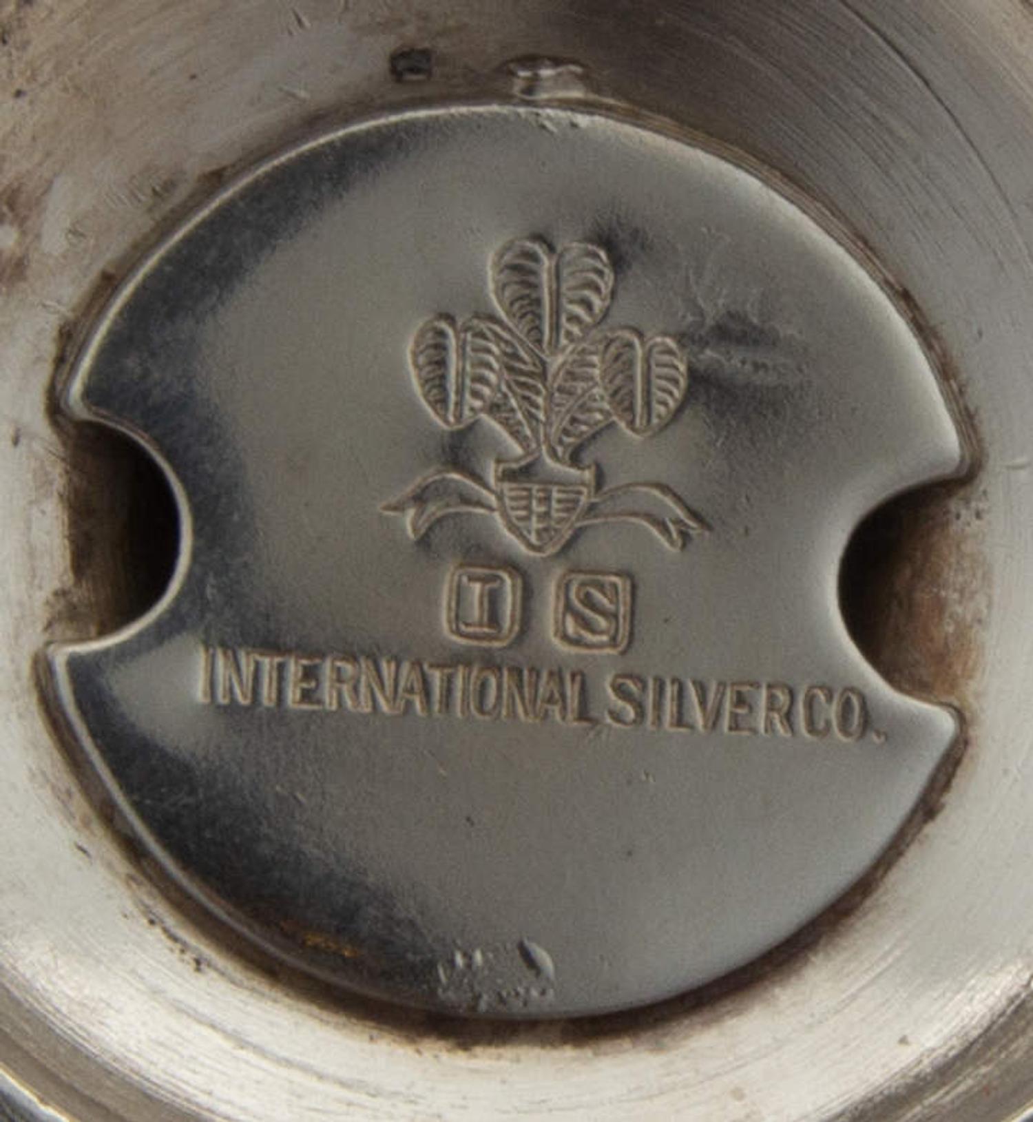 A Pair of American Silver-Plate Diminutive Vases
