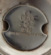 A Pair of American Silver-Plate Diminutive Vases