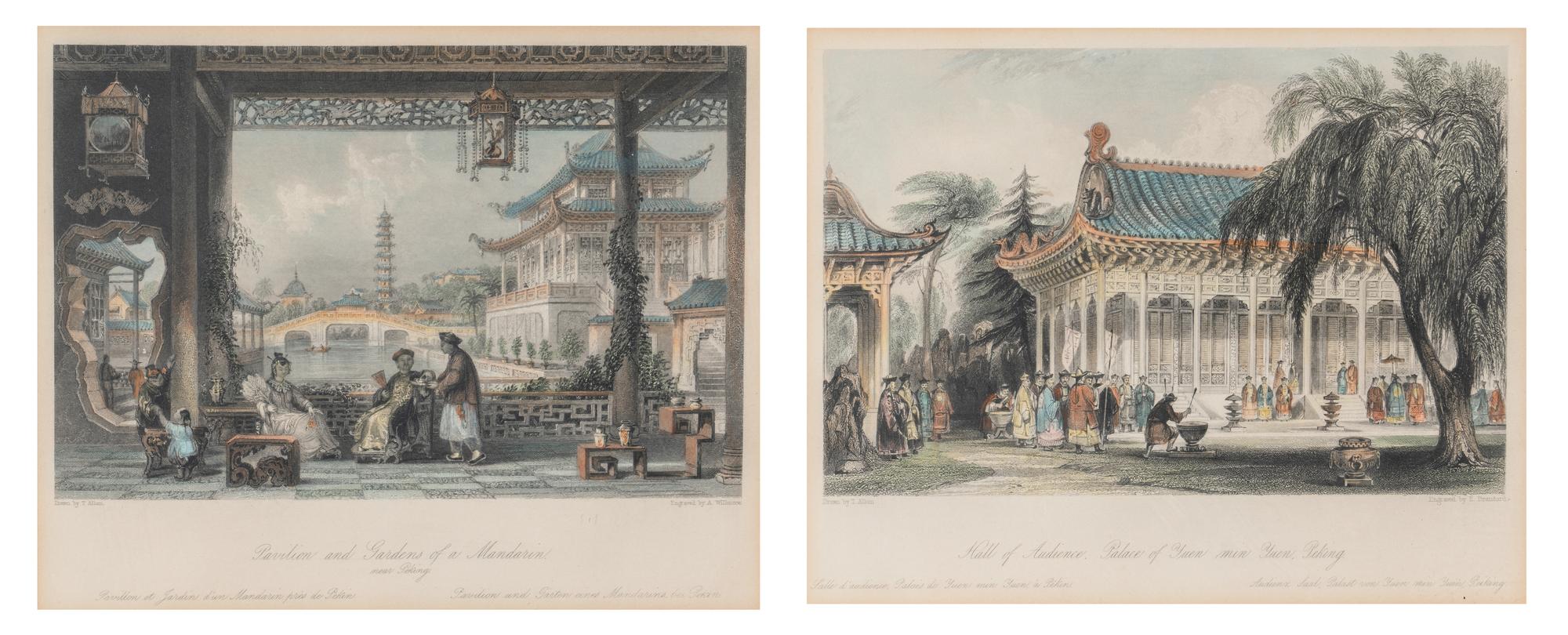 Two Etchings by Thomas Allom (1804-1872)