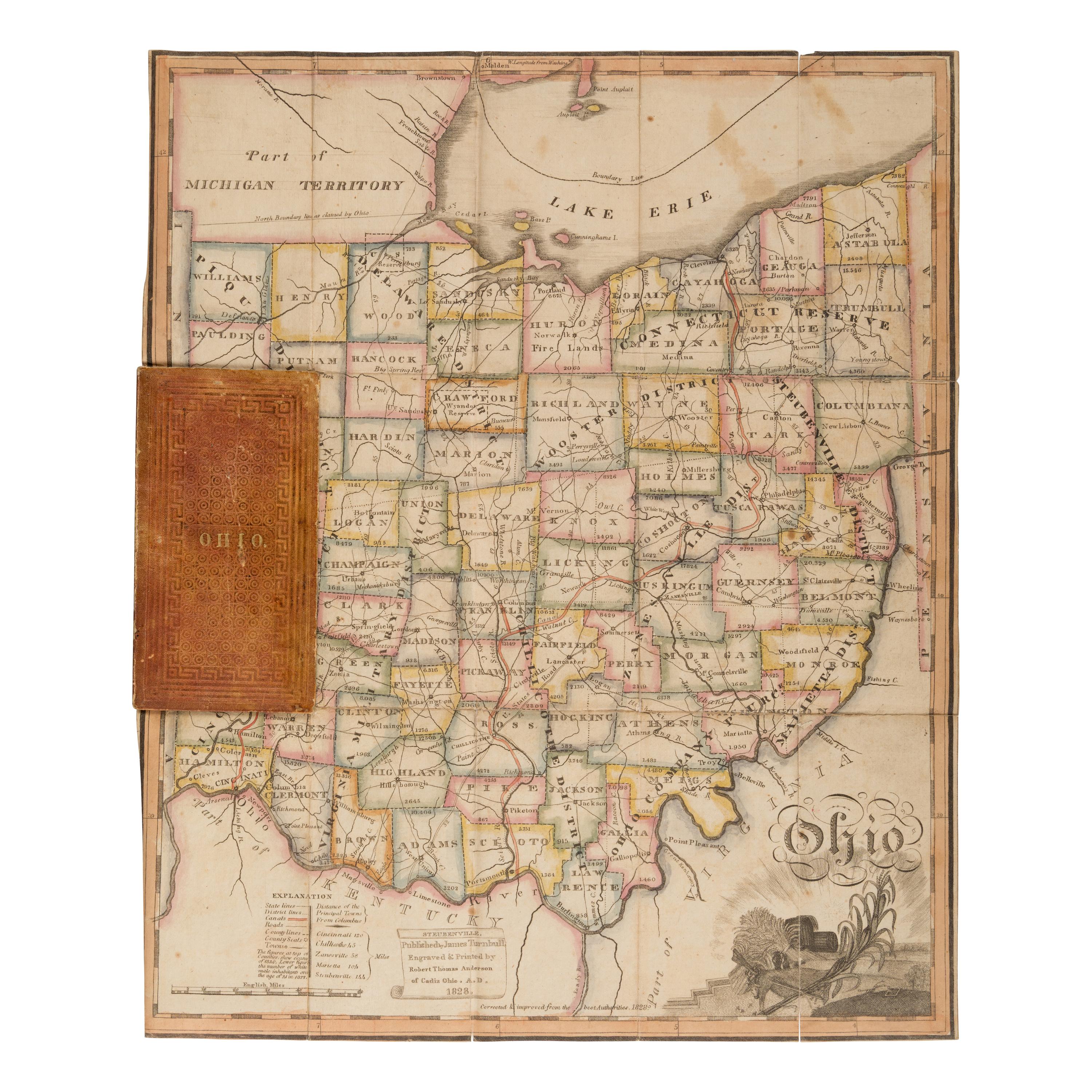 [Ohio]. Anderson, Robert Thomas. Ohio . Steubenville, OH: James Turnbull, 1828.