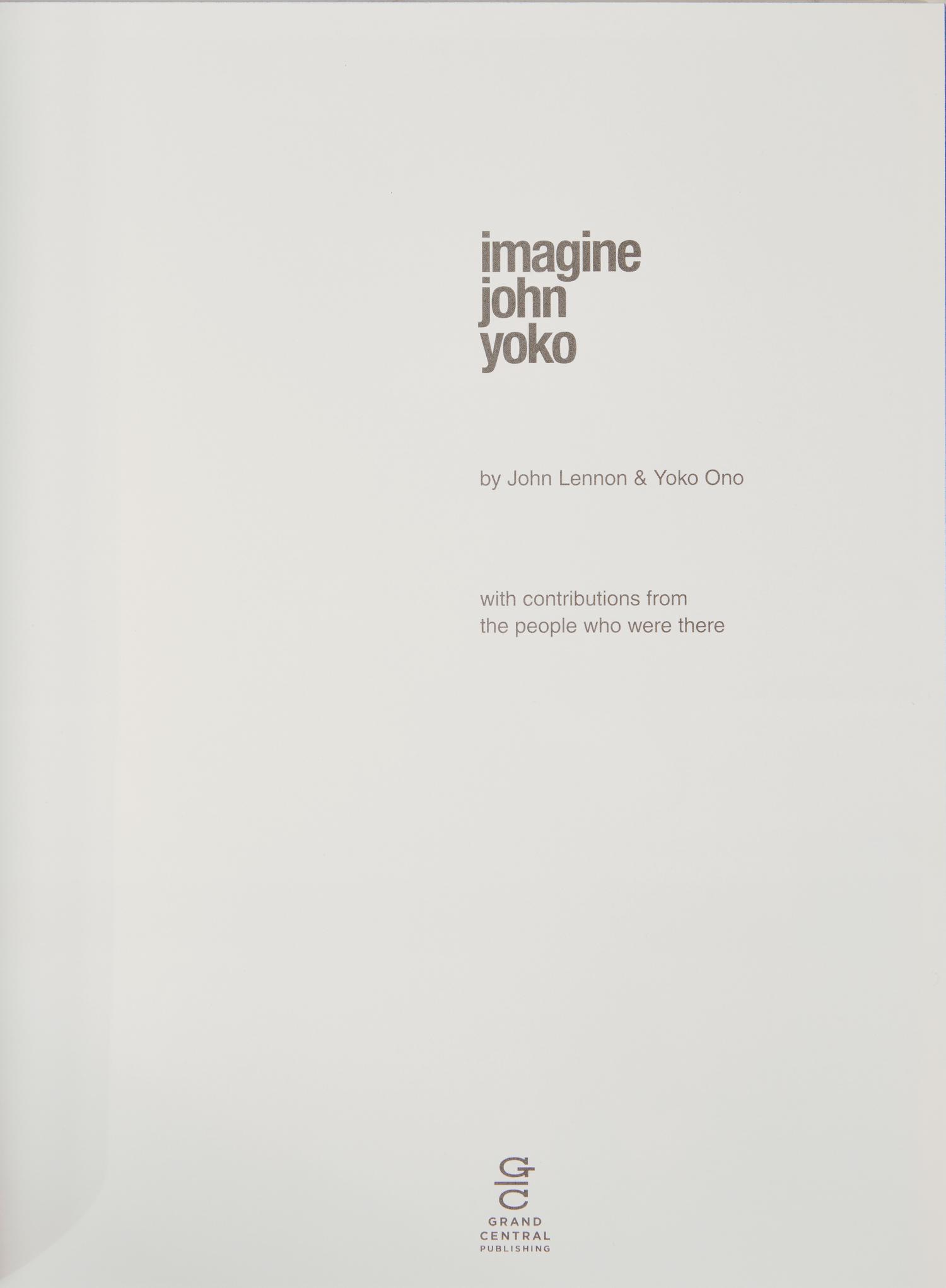 [Music] Lennon, John, and Yoko Ono. imagine john yoko
