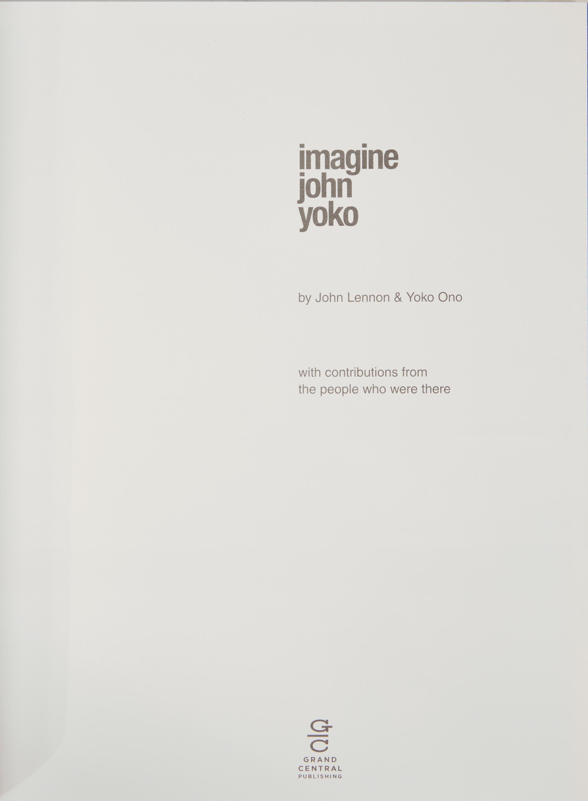[Music] Lennon, John, and Yoko Ono. imagine john yoko