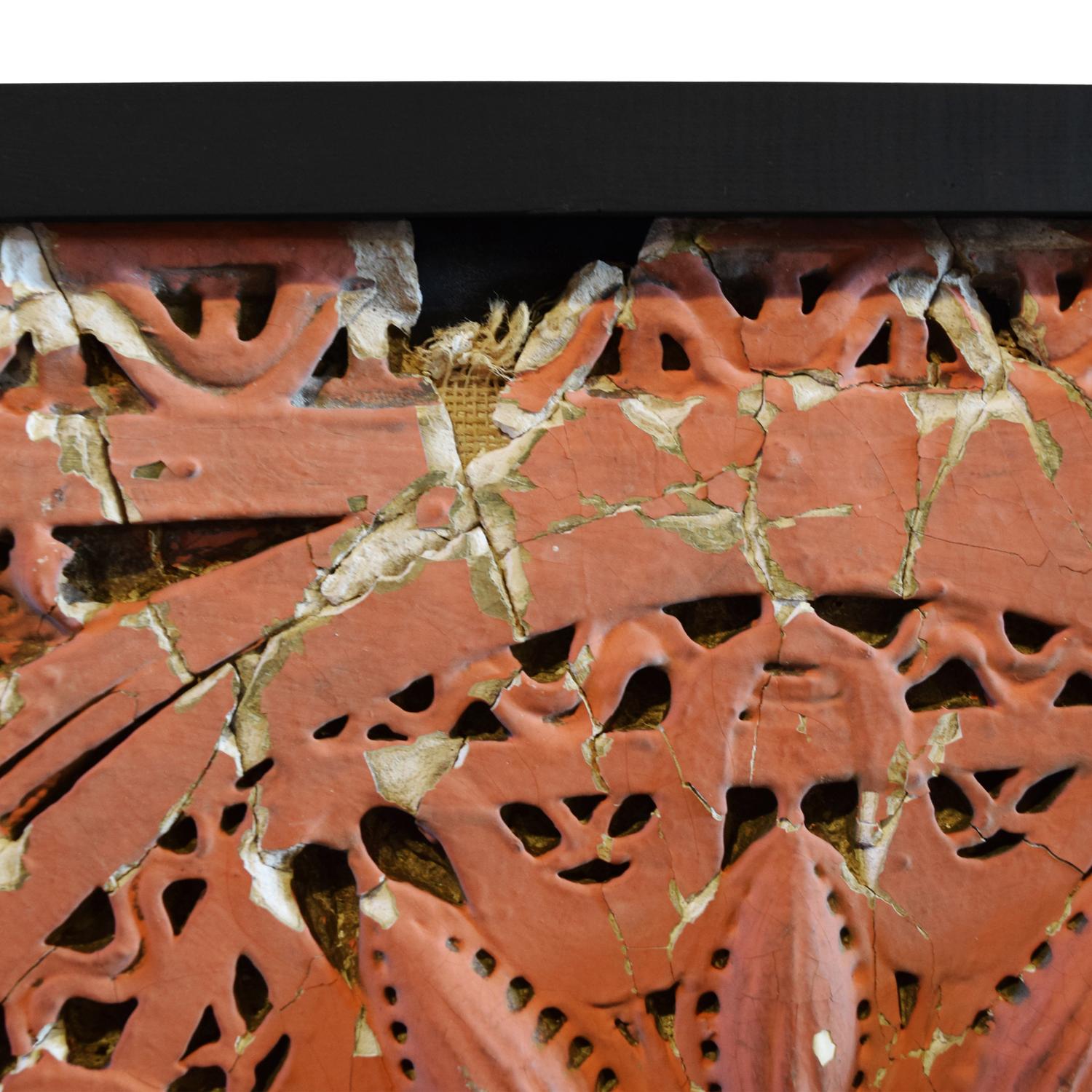 A Louis Sullivan Designed Plaster Panel from the Garrick Theater by Adler & Sullivan 29.5" W x 1.5" D x 30" H — United States, Circa 1891