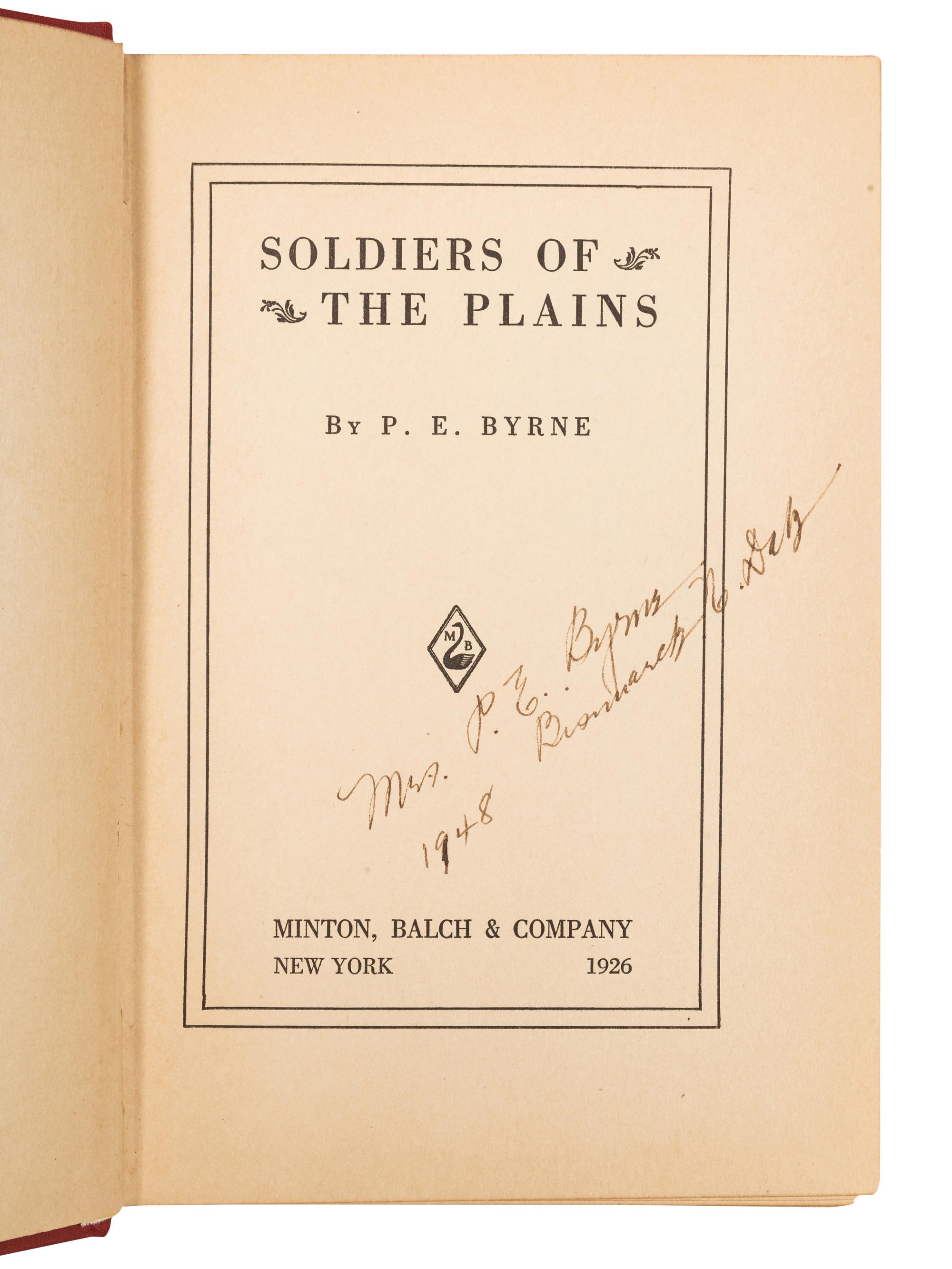 [AMERICAN WEST]. A group of 9 signed works, comprising: