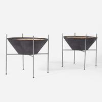 LaGardo Tackett (American, 1911-1984) Pair of Planters, Model S-03, Architectural Pottery, USA, circa 1956