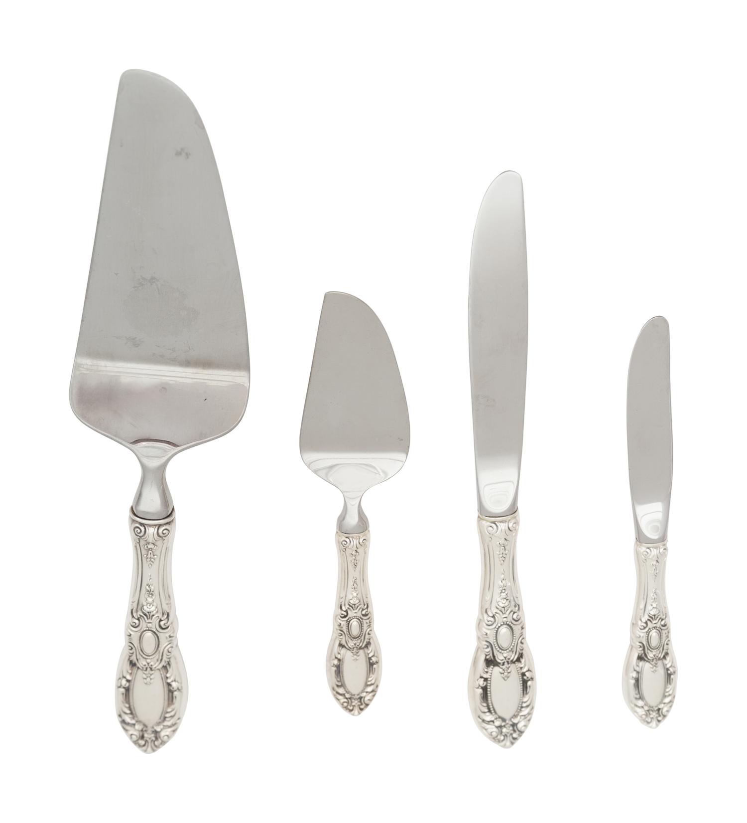 An American Silver Flatware Service