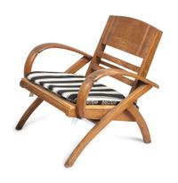 A Pair of British Colonial Teak Open Armchairs — FIRST QUARTER 20TH CENTURY