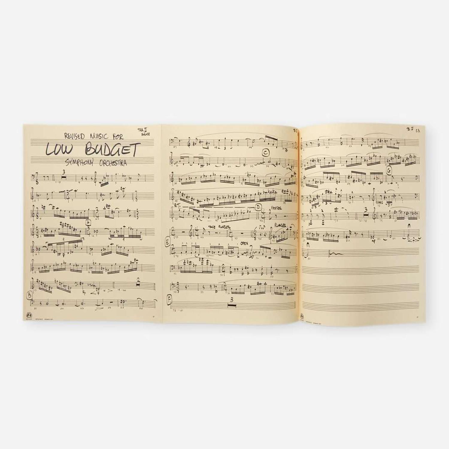 [Music] Zappa, Frank Autograph Music Score