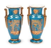A Pair of Paris Porcelain Vases