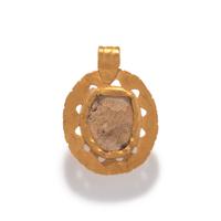 A Roman Agate Cameo and Gold Pendant with the Head of Medusa