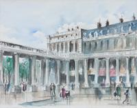 Guy Neyrac, (French, 1900-1950), Les Jardins du Palais Royal