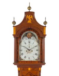 A Federal Mahogany Tall Case Clock